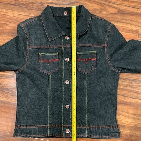 Johnny Blaze Kids “Flame” Reversable Heavy Denim Jacket - SIZE SEE MEASUREMENTS - Picture 15 of 16